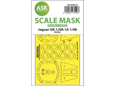 Jaguar GR.1/GR.1A double-sided express fit mask for Airfix 
