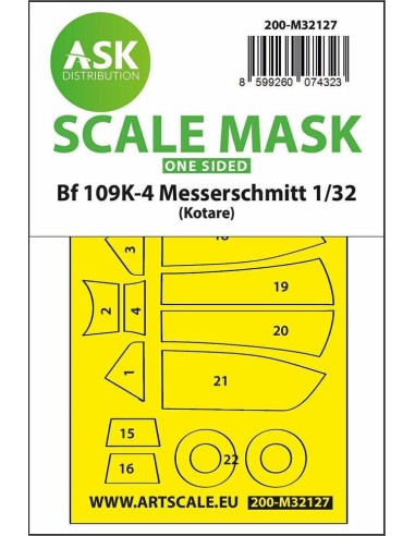 Bf 109K-4 one-sided express fit mask for Kotare 