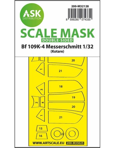 Bf 109K-4 double-sided express fit mask for Kotare 