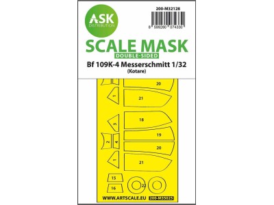 Bf 109K-4 double-sided express fit mask for Kotare 