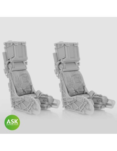 SJU-17 Ejection Seats for F/A-18F and EA-18G Growler - 2 pcs excluding seat belts for MENG 