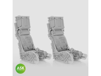 SJU-17 Ejection Seats for F/A-18F and EA-18G Growler - 2 pcs excluding seat belts for MENG 