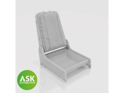 Messerschmitt P.1101 Seat (Me 262) type excluding Seat belts - 3D print for Das Werk 