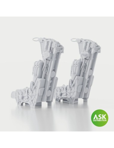 GRU-7A Ejection Seats for F-14A/B Late - with seat belts (2pcs) for Trumpeter 