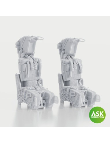 GRU-7A Ejection Seats for F-14A/B Late - with seat belts (2pcs) for Trumpeter 