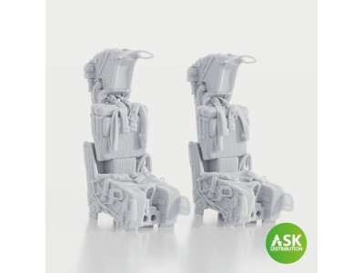 GRU-7A Ejection Seats for F-14A/B Late - with seat belts (2pcs) for Trumpeter 