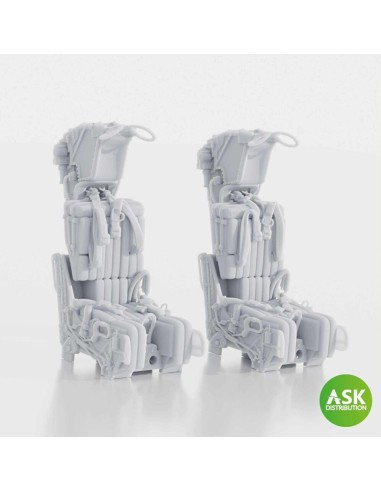 GRU-7A Ejection Seats for F-14A/B Early - with seat belts (2pcs) for Trumpeter 