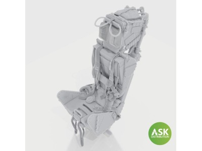 Ejection Seat - M.B Mk.2E with seat belts, with survival pack for Revell 