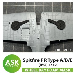 Spitfire PR Type A/B/E wheel bay FOAM flexibel mask for IBG 