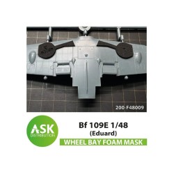Bf 109E FOAM flexibel wheel bay mask for Eduard 