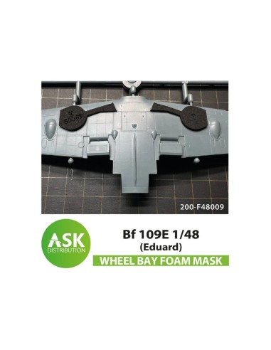 Bf 109E FOAM flexibel wheel bay mask for Eduard 