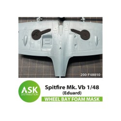 Spitfire Mk.XII  FOAM flexibel wheel bay mask for Airfix 