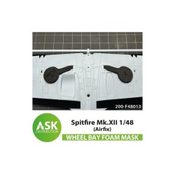 Spitfire Mk.XII  FOAM flexibel wheel bay mask for Airfix 