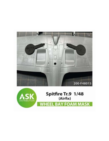 Spitfire Tr.9  FOAM flexibel wheel bay mask for Airfix 