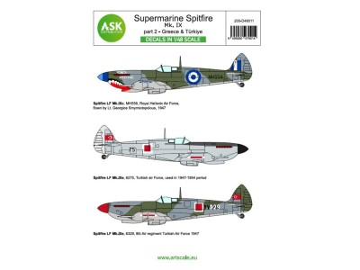 Spitfire Mk.IXc and Mk.IXe part 2 - Greece, Türkiye (limited edition) 