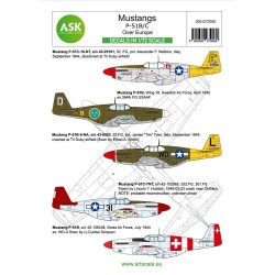 P-51B Mustang part 1 - Europe. The Bastards behind the enemy lines and in foreign services 