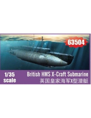 British HMS X-Craft Submarine 