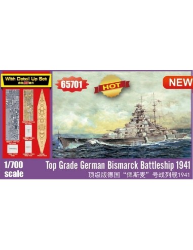 Top Grade German Bismarck Battleship 