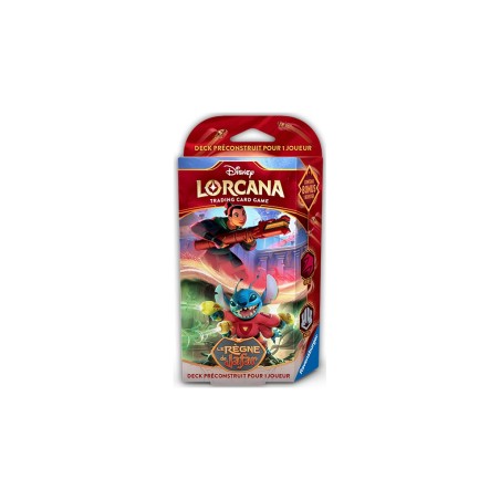 DISNEY - Lorcana - Trading Cards Starters Mulan/Stitch Chapitre 8 - FR