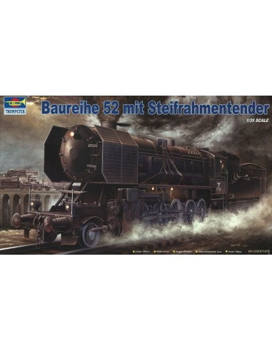 Kriegslokomotive Baureihe 52 (BR-52) mit Steifrahmentender 