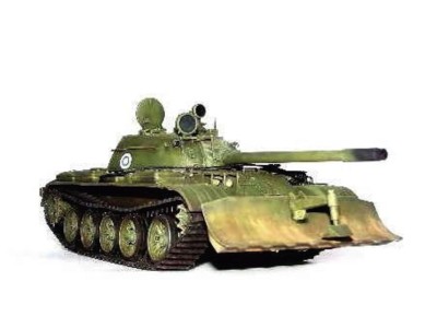 Russischer Panzer T55 mit BTU-55 