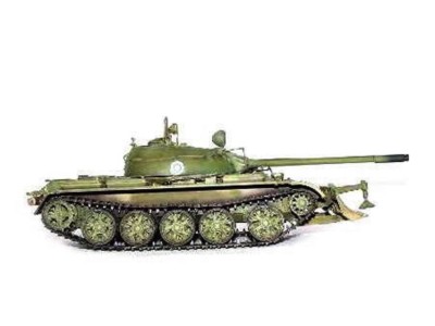 Russischer Panzer T55 mit BTU-55 