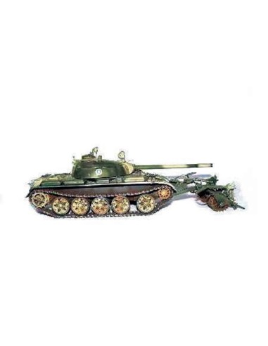 Finnischer Panzer T-55 mit Minenräumer 