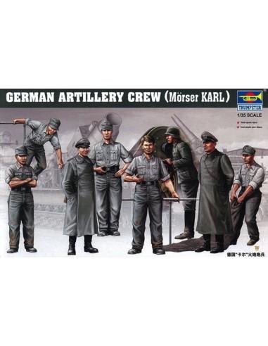 Deutsche Artillerie Besatzung für Mörser Karl 