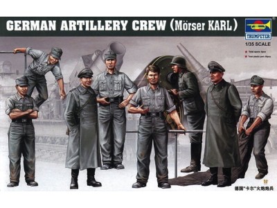 Deutsche Artillerie Besatzung für Mörser Karl 