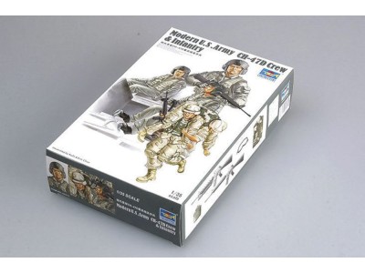 Modern U.S. Army CH-47D Crew & Infantry 