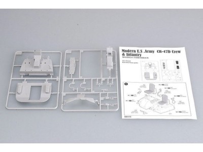 Modern U.S. Army CH-47D Crew & Infantry 