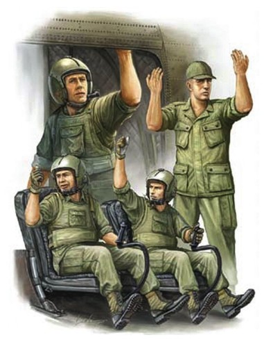 US Army CH-47 Crew in Vietnam 