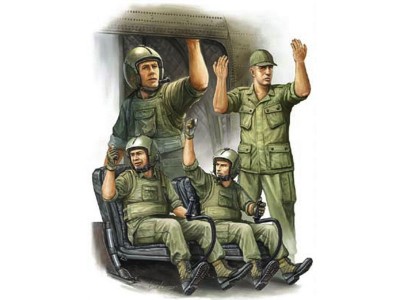 US Army CH-47 Crew in Vietnam 