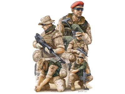 Modern German ISAF Soldiers in Afghanist 