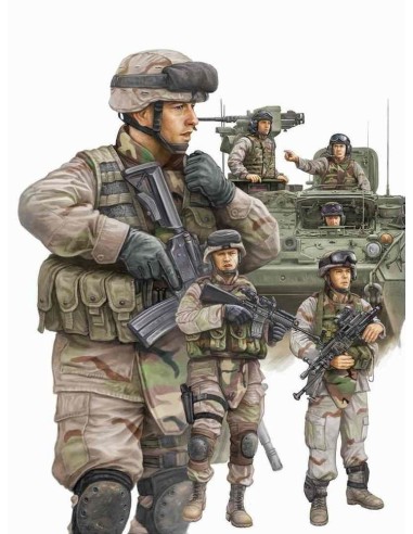 Modern U.S. Army Armor Crewman & Infantry 