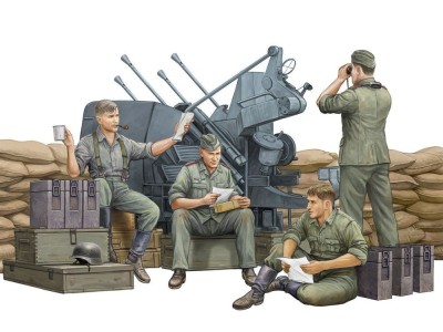 German Anti-Aircraft Gun Crew 