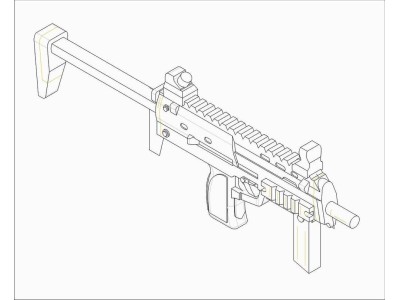 German Firearms Selection-MP7 (6 guns) 