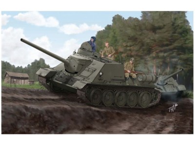 Soviet SU-100 Tank Destroyer 
