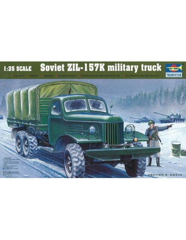 ZIL-157K Soviet Military Truck w/Canvas 