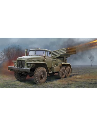 Russian BM-21 Grad Multiple RocketLaunch 