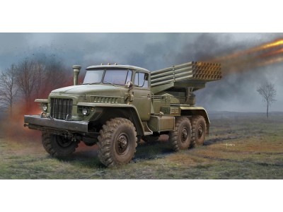 Russian BM-21 Grad Multiple RocketLaunch 