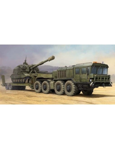 Russian KZKT-7428 Transporter with KZKT- -9101 Semi Trailer 