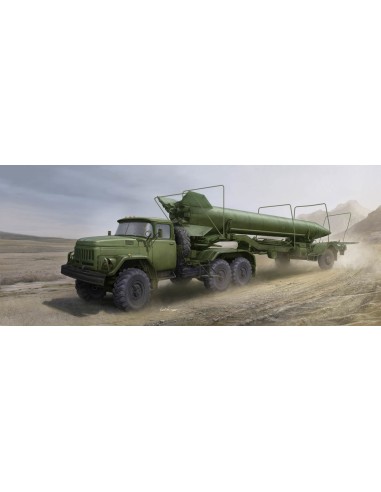 Soviet Zil-131V tow 2T3M1 Trailer with 8K14 Missile 