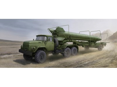 Soviet Zil-131V tow 2T3M1 Trailer with 8K14 Missile 