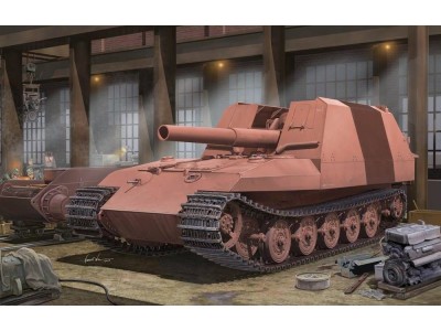 Geschützwagen Tiger Grille21/210mm Morta 