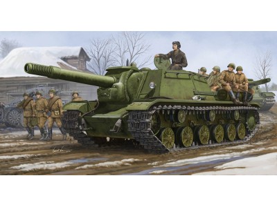 Soviet SU-152 Self-propelled Heavy How. 