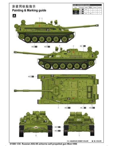 ASU-85 airborne self-propelled gun Mod. 