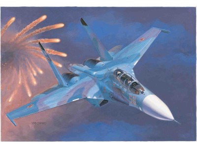Russian Su-27UB Flanker C Fighter 