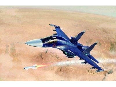 Russian Su-34 Fullback Fighter-Bomber 