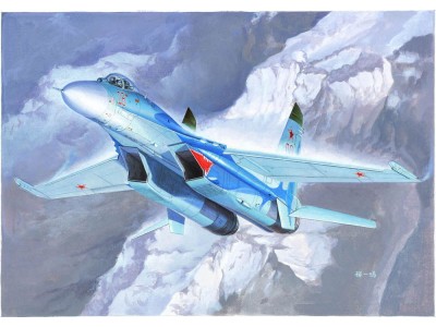 Russian Su-27 Flanker B Fighter 